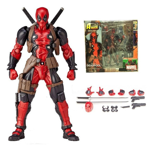 Yamaguchi Revoltech No.001 Deadpool - Figura De Superhéroe I