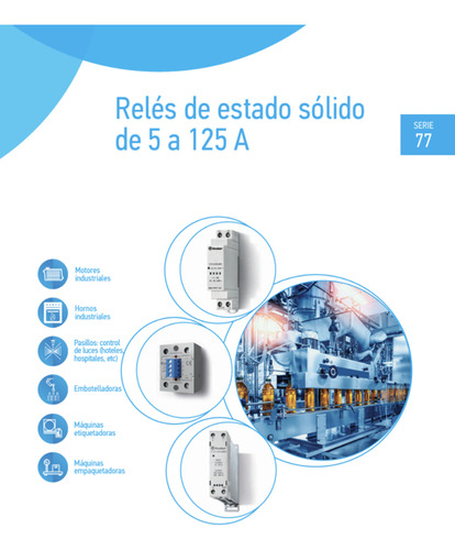 Relé Ssr 4/32v Dc 2na 24/660vac 75a Rd Finder 77e290248671