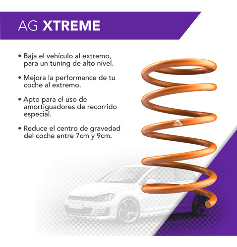 Imagen 7 de 7 de Kit Espirales Xtreme X 2 Ag 3-191048x