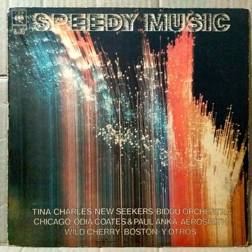 Varios - Speedy Music - Lp Año 1977 - Aerosmith Chicago Etc