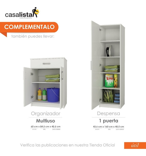 Organizador Aéreo Casa Lista® Útil Lavandería