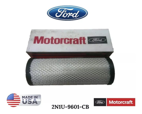 Filtro Aire D Motor Ecosport 2.0 Tubular Código 2n1u-9601-cb