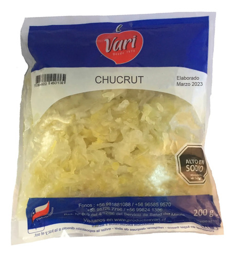 Chucrut 200g Vari - Lireke