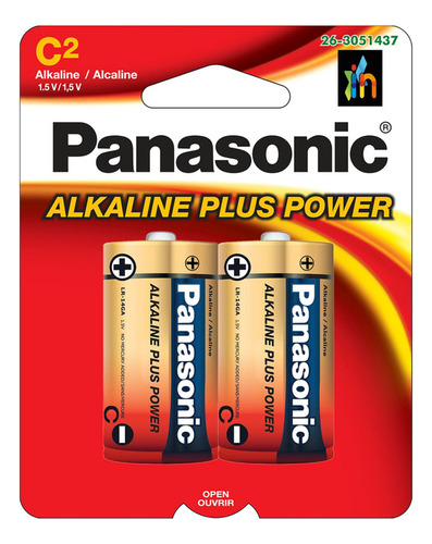 Paquete De Pilas Tipo C Baterias Alcalina Alkalina Plus Radi