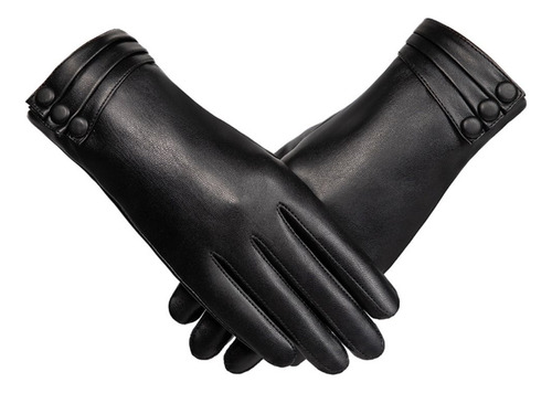 Guantes De Cuero Pu Guantes De Ciclismo Deportivo De Dedo Co