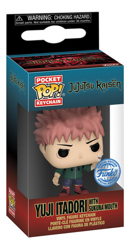 Llavero Funko Pop! Jujutsu Kaisen Yuji Itadori Sukuna Math