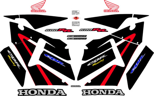 Calcos Honda Cbr 600 Rr  2003- 2006