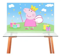Comprar Fondo De Tela Peppa Hada Decoración Candy Y Cumpleaños