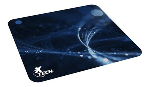 Imagen 5 de 6 de Mouse Pad gamer Xtech Voyager XTA-180 de tela y caucho 18cm x 22cm x 0.2cm negro/azul