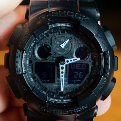 Casio G-shock Ga100 1a1dr - All Black - Frete Grátis