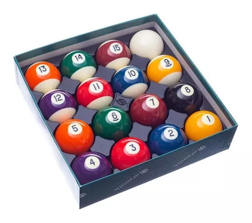 Jogo De Bolas 54mm Mata-mata Aramith Sinuca Snooker