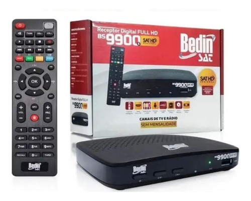 Receptor Digital Nova Parabólica Hdmi Tv Tubo Banda Ku