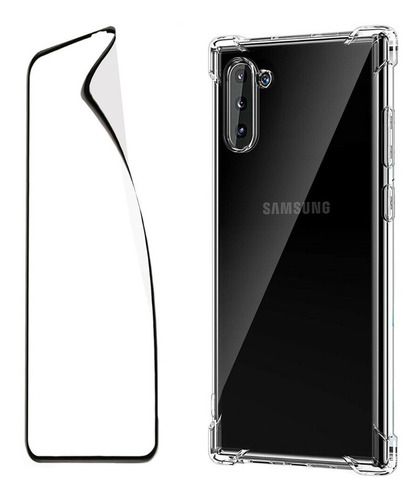 Carcasa Samsung Note 10 Reforzada + Lamina De Hidrogel Proof