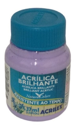 Tinta Acrílica Brilhante Lilás - 528 - Acrilex - 37ml