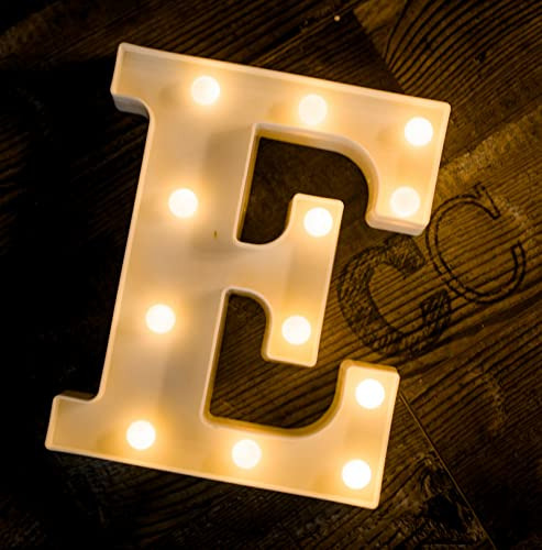 Foaky 26 letras Del Alfabeto Con Luces Led, Letras Que Se Il