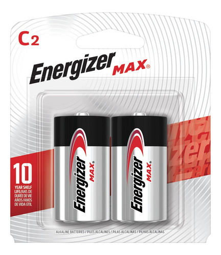Energizer Max E93 pilas alcalinas tamaño c cilíndrica 2 unidades