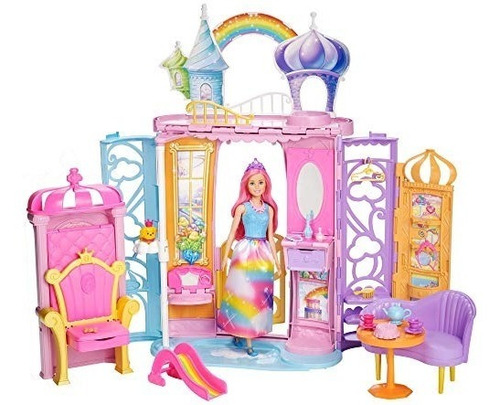 Casa Barbie Dreamtopia + Muñeca Castillo Juguete Niñas