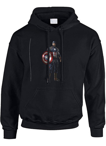 Buzo Hoodie America Superheroe Estrella R35