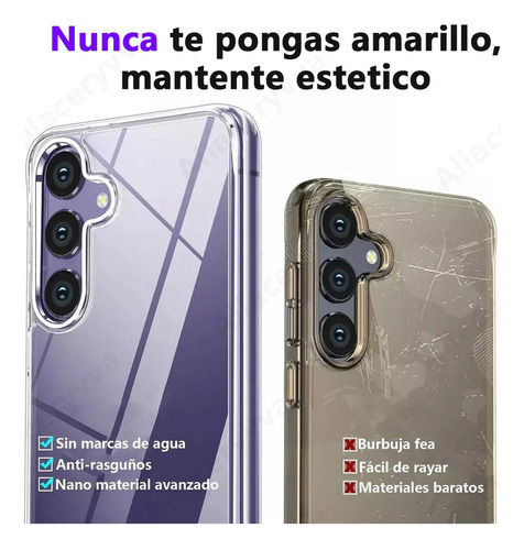 12 Kit Funda Transparente Para Samsung Galaxy A55 30w Cargador Rápida con 2 Cable tipo C Para Samsung Audifono 2 Mica Hd Adaptador USB-C