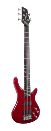 Baixo Ativo 5 Cordas Giannini Gb-205a Metallic Red (mr)