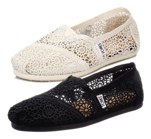 Pack 2 Pares Zapatos Alpargata Mujer Toms Morocco Originales