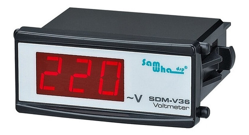 Voltímetro Digital Sdm-v36 220v/ac50/60hz.