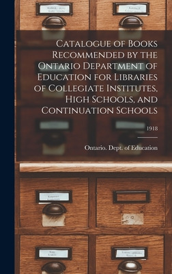 Libro Catalogue Of Books Recommended By The Ontario Depar...