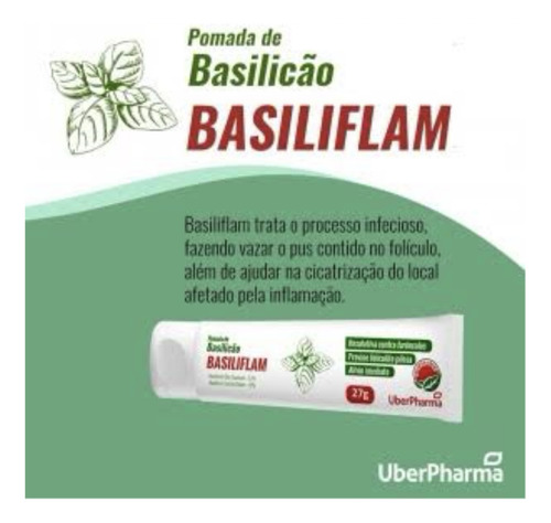 Kit 4 Pomada De Basilicão 27g - Uberpharma