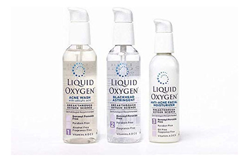 Liquid Oxygen Sistema De Acne De Tres Pasos