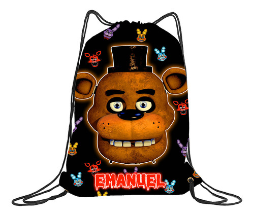 Morralitos Personalizados - Five Nights At Fredy's - 30 Pz