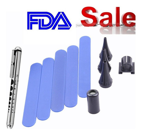 Mejor Acero Inoxidable Halógena Otoscopio Otoscopios Con Med