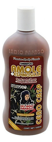  Shampoo Amole Y Espinosilla  550 Ml Del Indio Papago