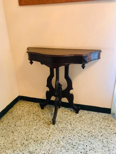 Consola Mesita De Pared Antiguedad En Madera Estilo Clásico