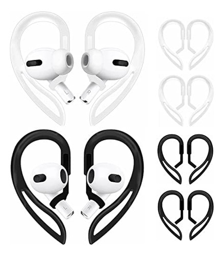 4 Pares De Ganchos Oídos Compatibles AirPods De 3ra Ge...