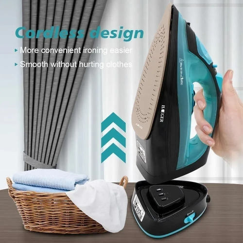 Imagen 2 de 2 de Plancha Vapor Ceramica Inalambrica