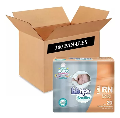 Pañales BBTips Talla 4 - Caja con 160 pzas. –