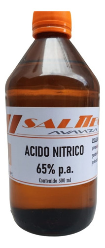 Ácido Nítrico 65% P. A.  X500 Ml