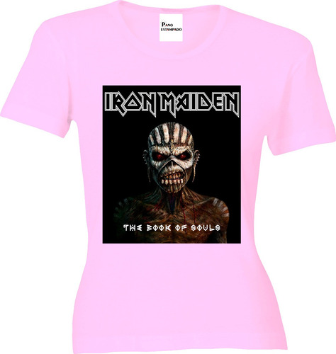 Imagem 4 de 5 de Camiseta, Baby Look, Regata Ou Almofada Iron Maiden