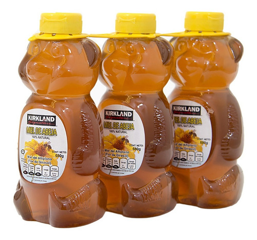 Kirkland Signature Miel De Abeja 3 Pzas De 680 G