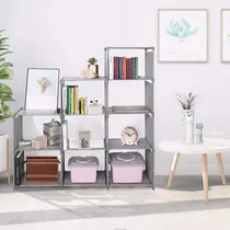 Comprar Estante Flotante Repisas De Tablaroca Librero Organizador Repisas,estante Gris Mate - 120cm X 125cm X 28cm Y 2cm De Espesor - Soporta Hasta 9kg