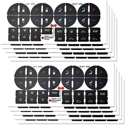 Kit De Reparación De Botones A/c Automóviles, Pegatin...