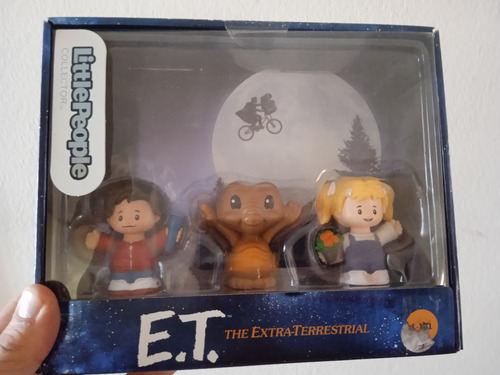 E. T. The Extraterrestrial Little People Fisher Price Mattel (Usado)