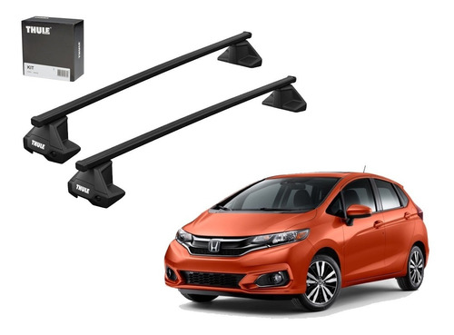 Juego Barras Thule Squarebar Evo Honda Fit Iii