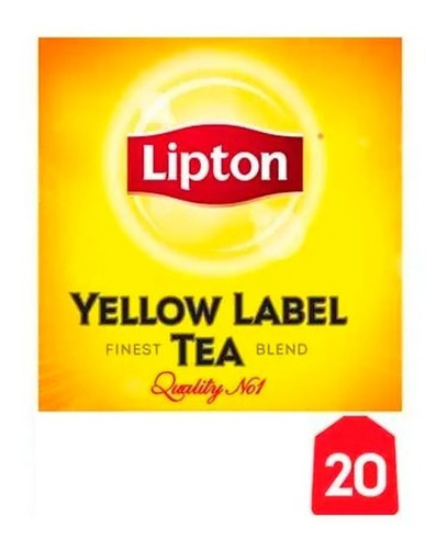 Lipton Infusion Yellow Label Te Negro X 20 Unidades
