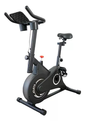 Bicicleta Spinning Pro II con Monitor LCD Volante de Inercia 6 Kg Negro