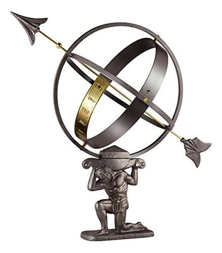 Buenas Llegar Atlas Armillary Reloj De Sol.