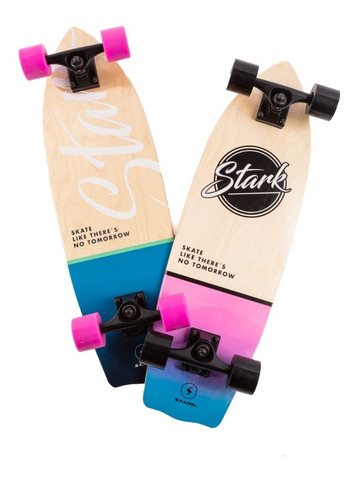 Imagen 3 de 4 de Longboard Minicruiser Stark Maple Canadiense. En Gravedad X
