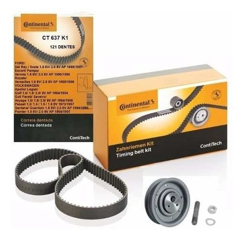 Kit Correia Dentada E Tensor Voyage 1.6 8v Ap 84 85 86 87 88