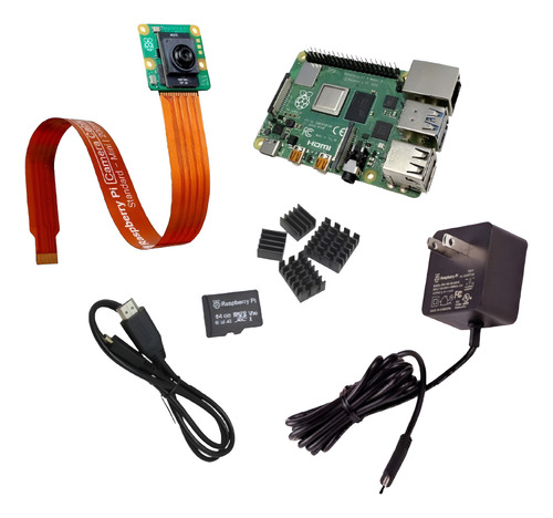 Kit Camara Ia Raspberry 4 2gb Vision Artificial Con Ejemplos
