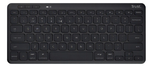 Teclado Trust Lyra Inalámbrico-bluetooth Negro